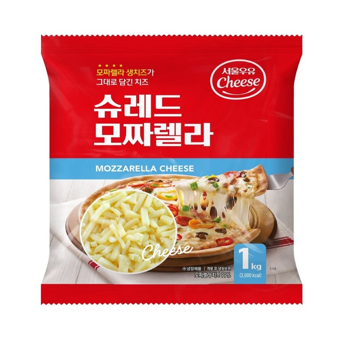 서울우유 슈레드 모짜렐라 치즈 1KG