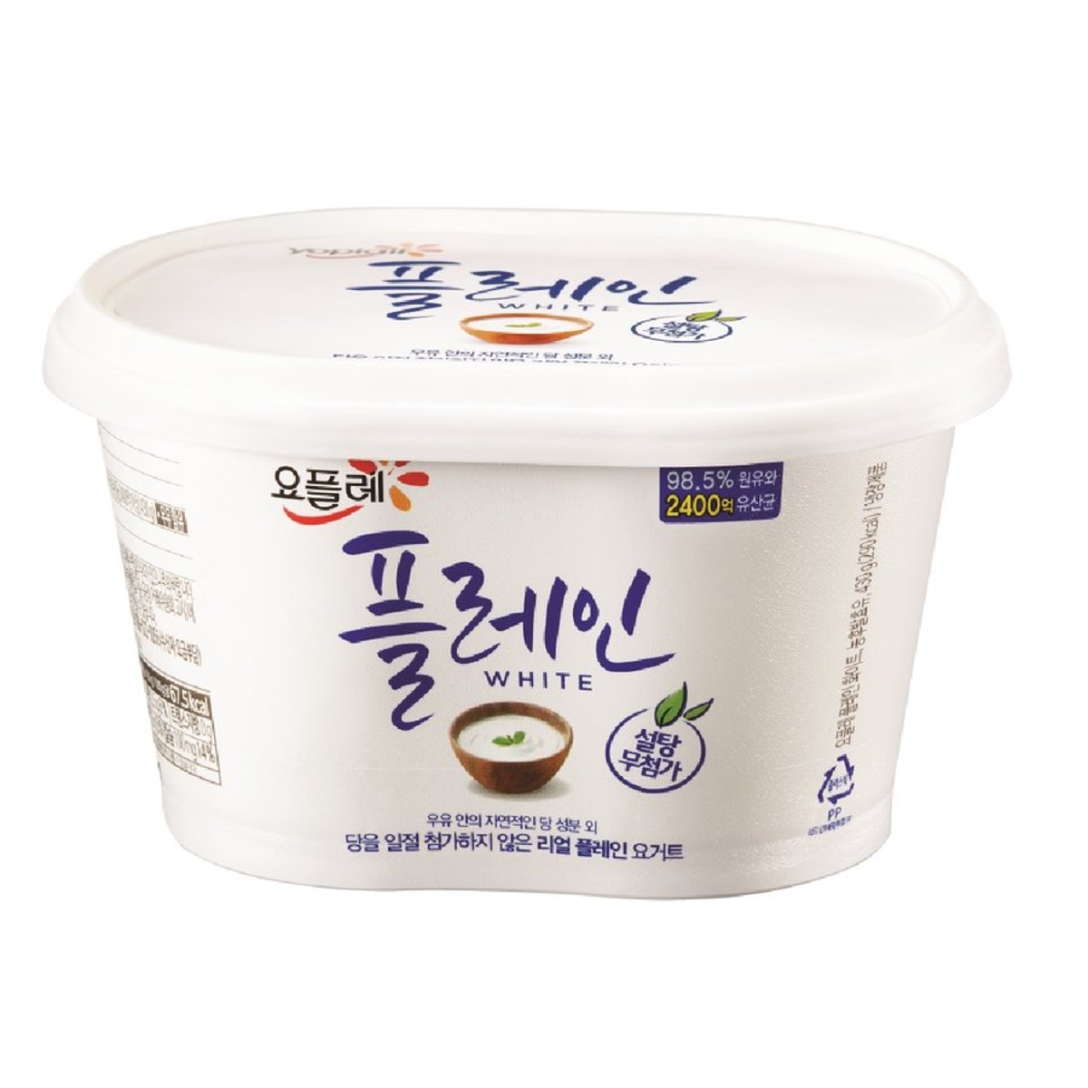 빙그레 플레인 화이트 430ML