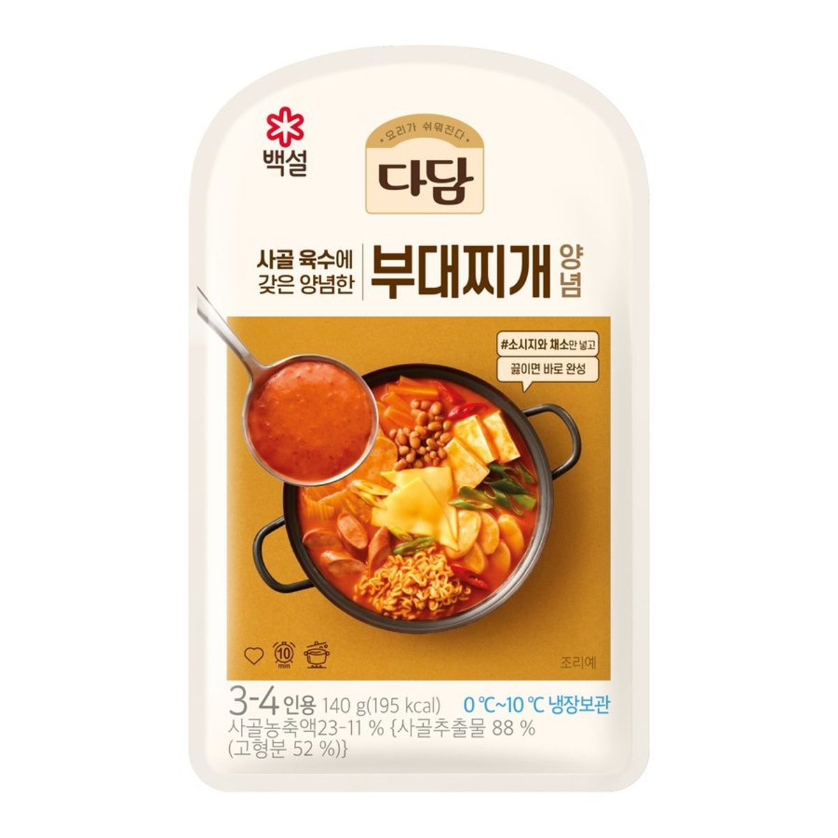 씨제이 다담 부대찌개 양념 140G