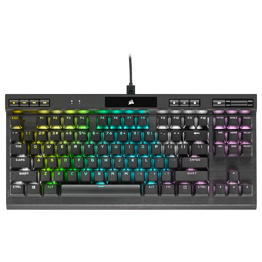 커세어 K70 RGB TKL 텐키리스 게이밍 키보드 한글 저소음 적축