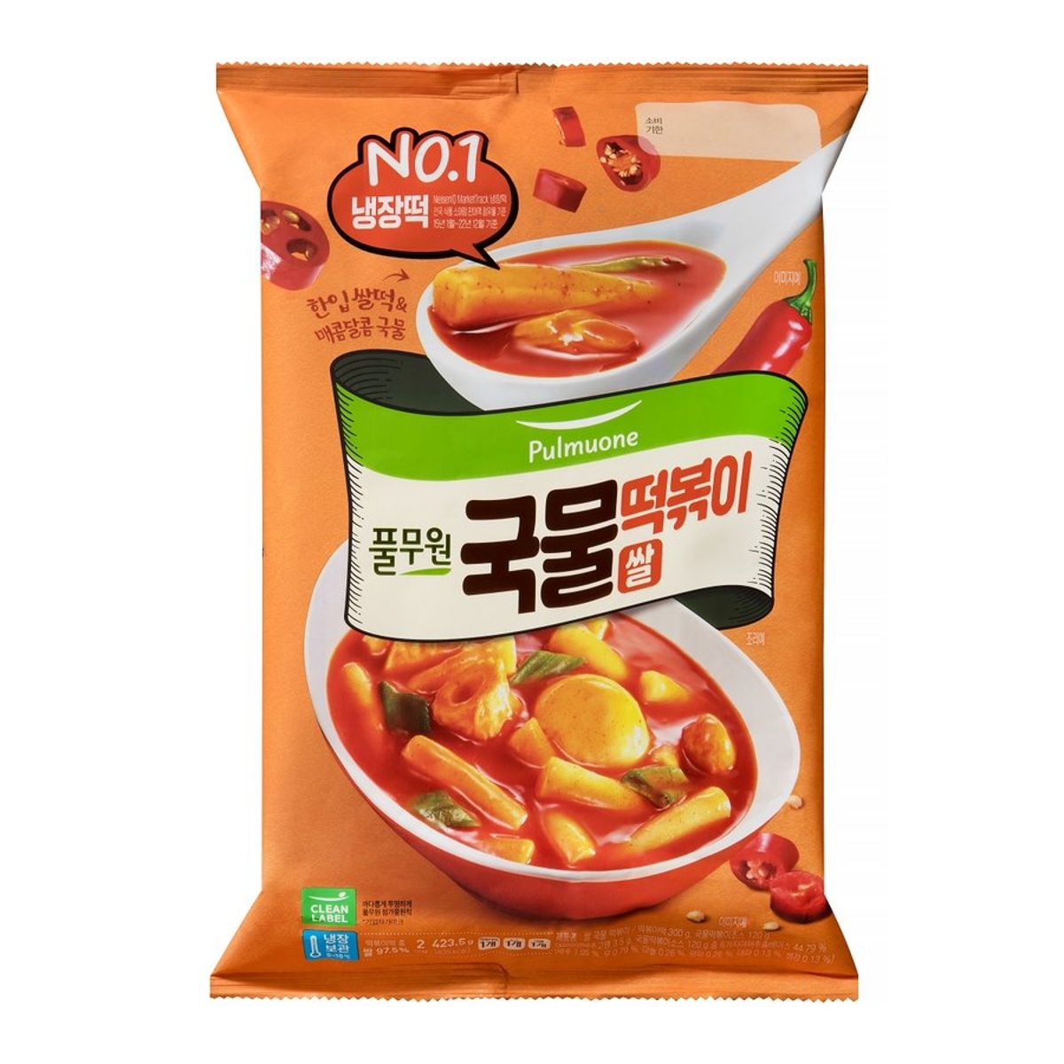 풀무원 국물 떡볶이 2인분 423.5G