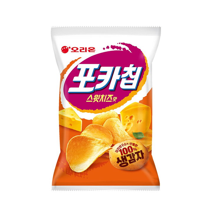 오리온 포카칩 스윗치즈 124g