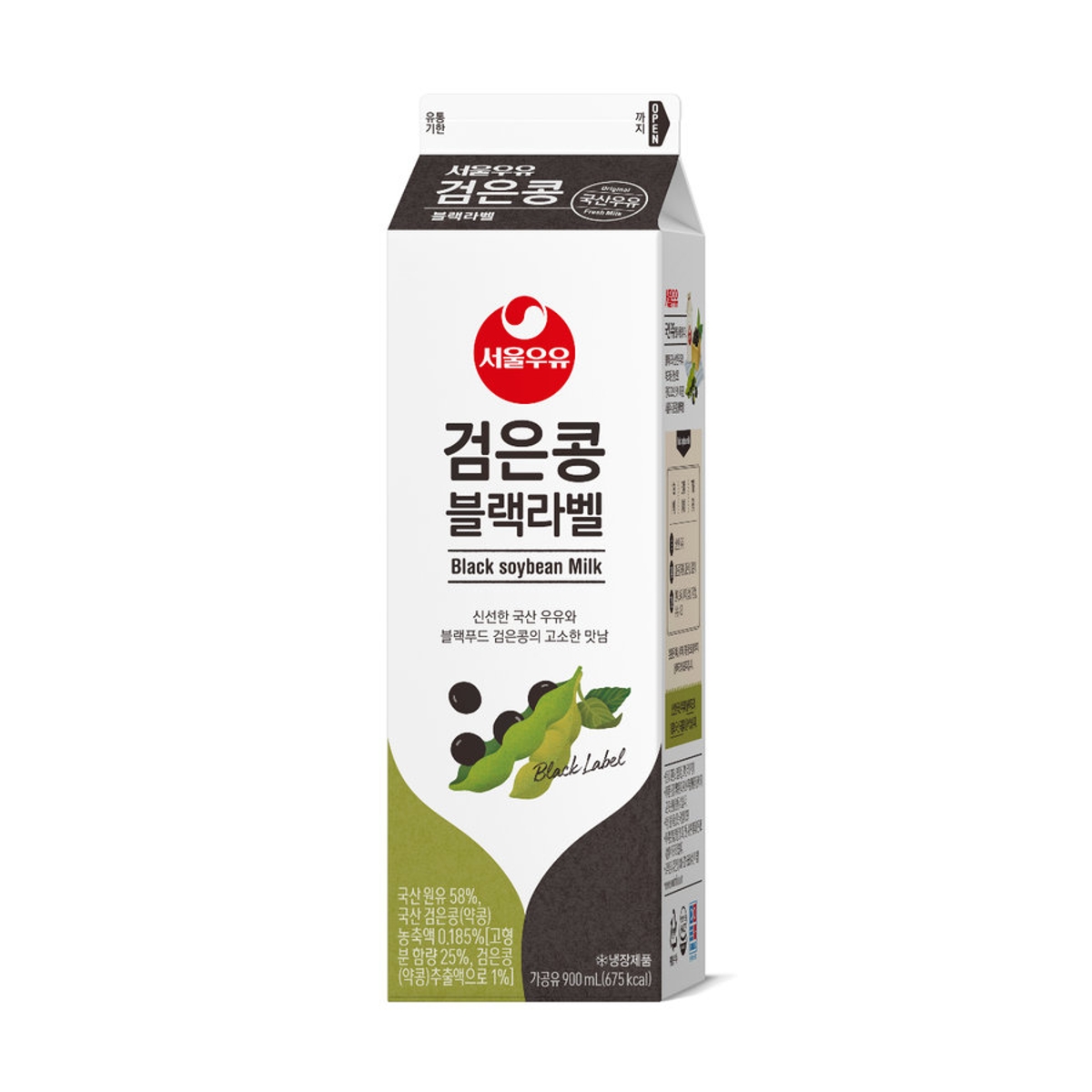 서울우유 검은콩우유 블랙 900ML