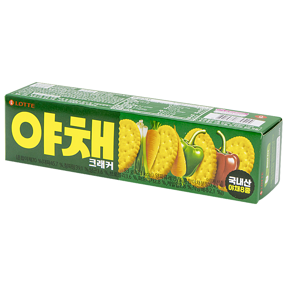 롯데)야채크래커단품83g | 배민 장보기∙쇼핑
