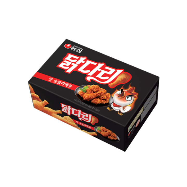 농심 닭다리핫숯불바베큐 66g