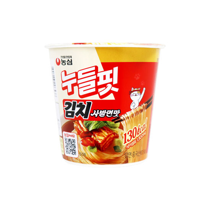 농심 누들핏 김치사발면맛 37g