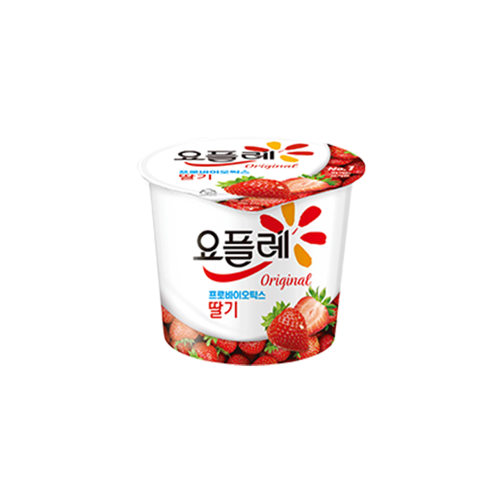 빙그레 요플레 딸기 180g