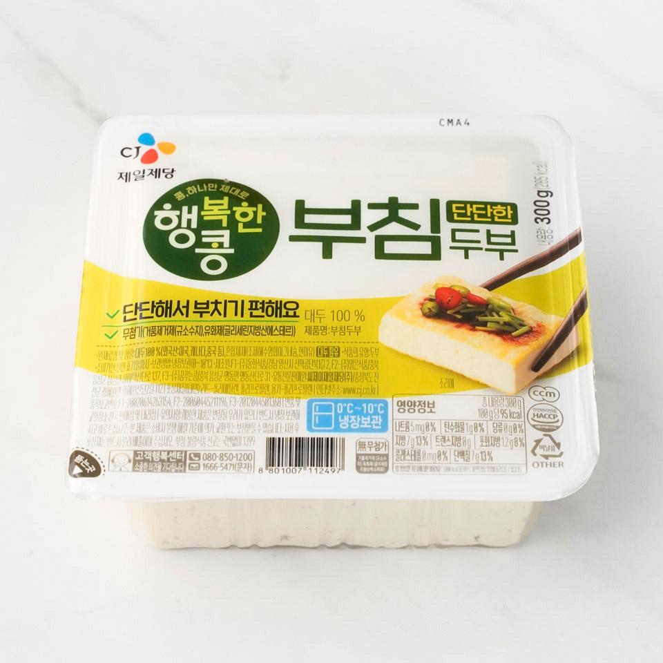 Cj 행복한콩 단단한 부침두부 300g 배민스토어 8658