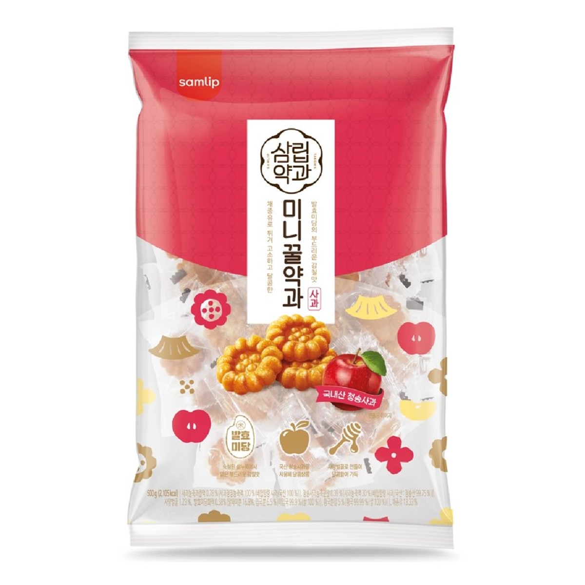 삼립 미니꿀약과 사과 500G