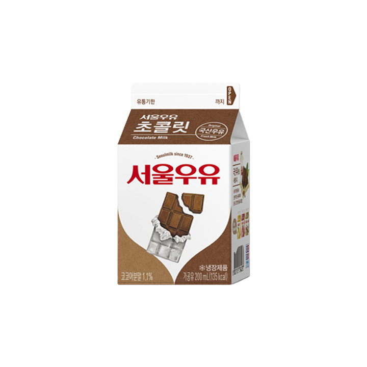 서울초코우유200ml