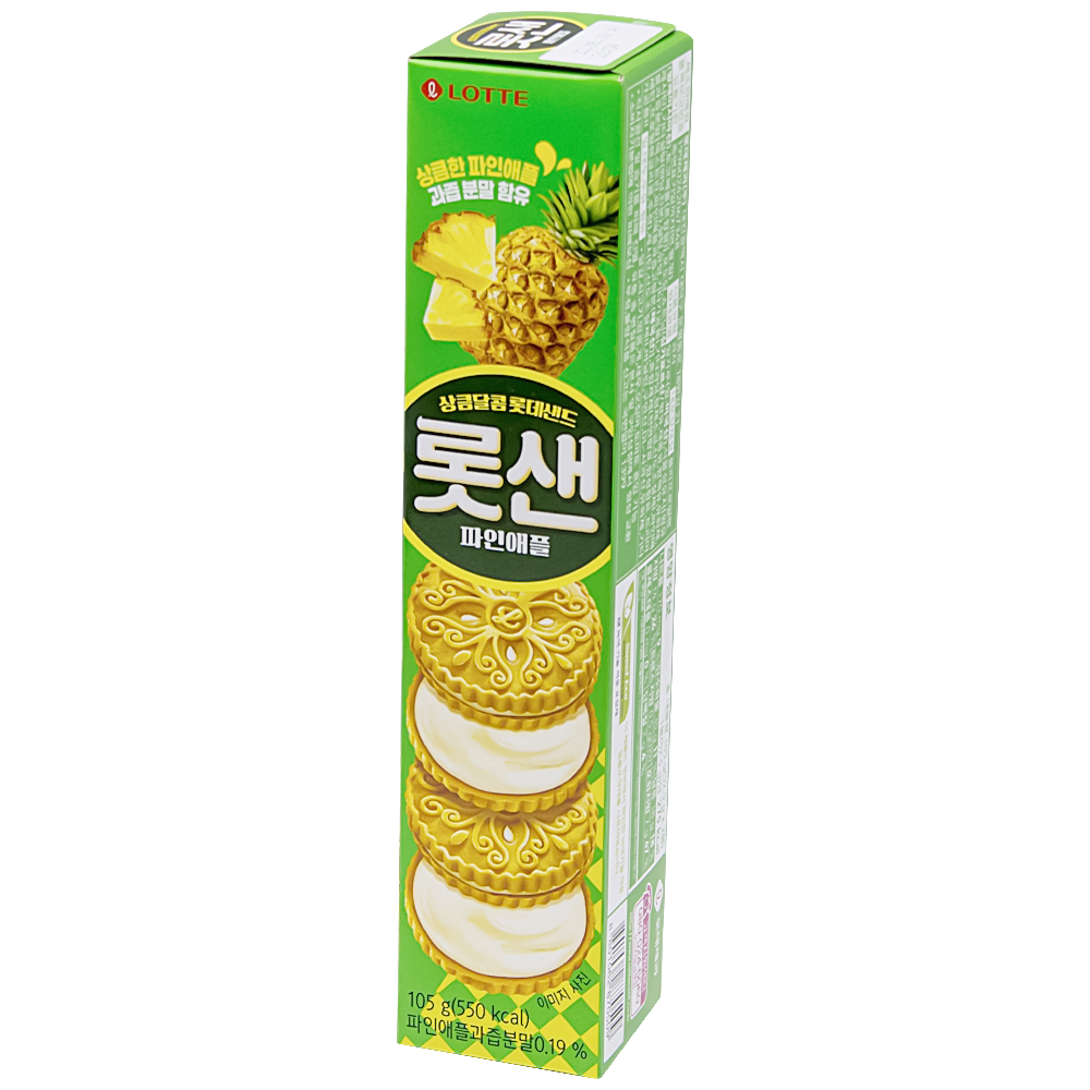 롯데)샌드파인애플단품105g | 배민 장보기∙쇼핑