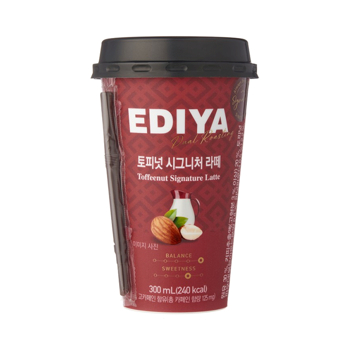 이디야 토피넛 시그니처 라떼 300ml