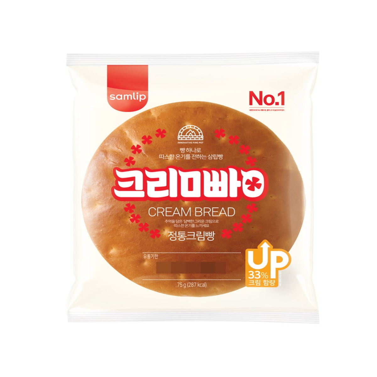 삼립 정통 크림빵 75G