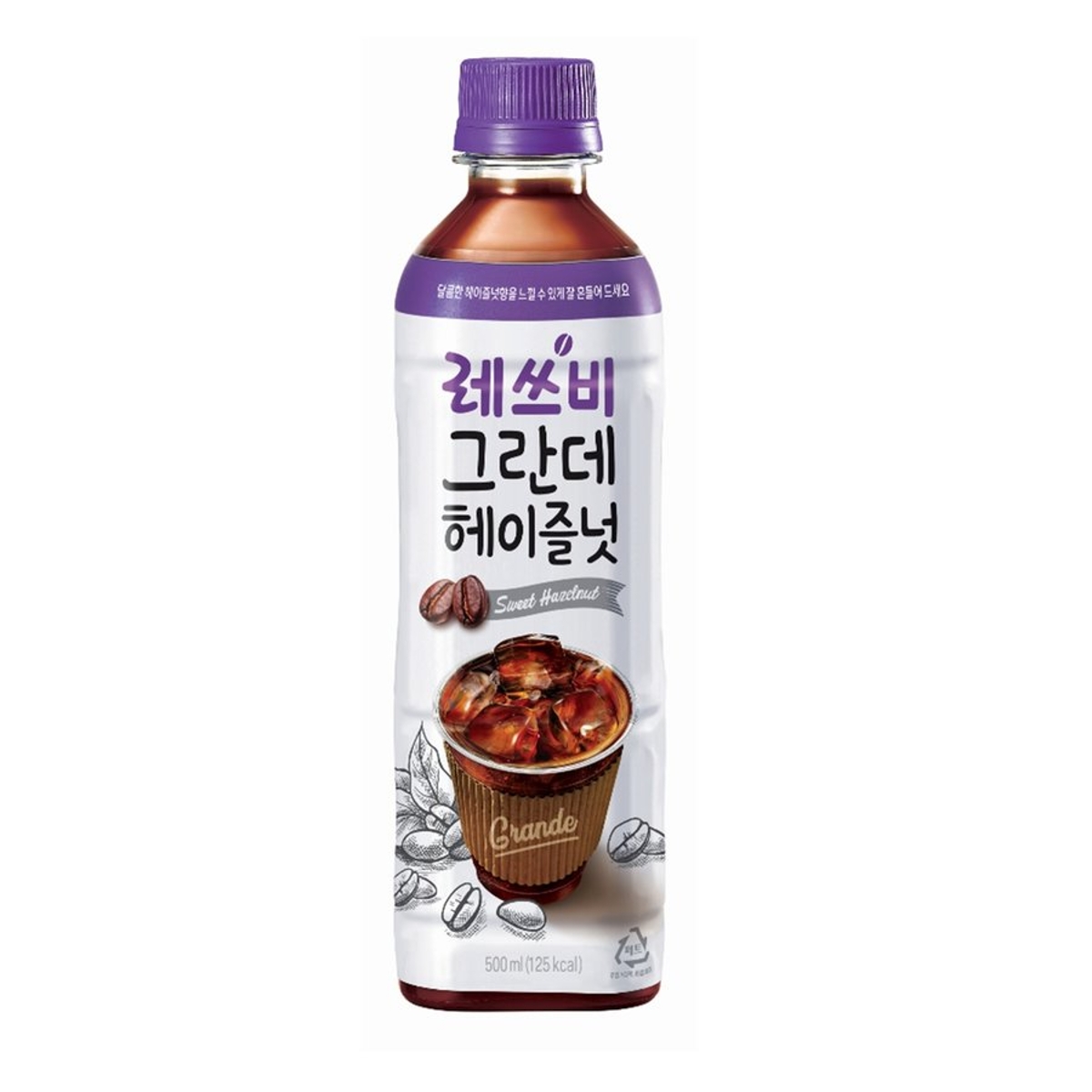 롯데칠성 레쓰비 그란데 헤이즐넛 500ML