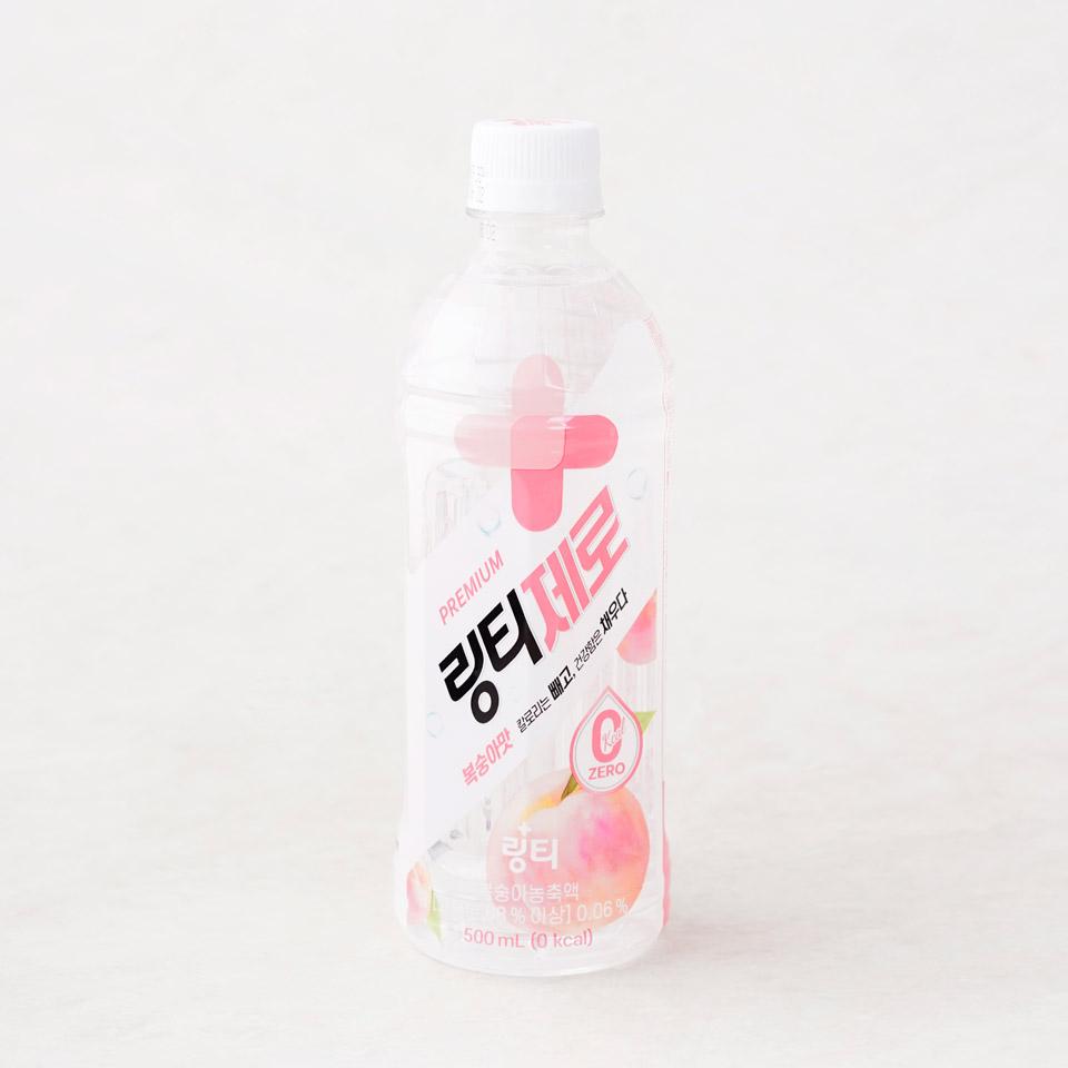 링티 제로 복숭아맛 500ml | 배민스토어