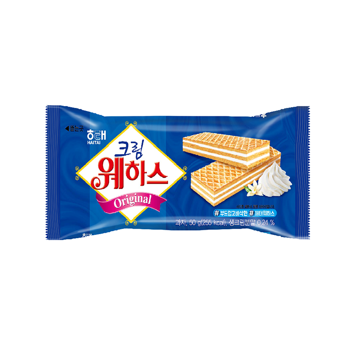 해태 크림웨하스50g