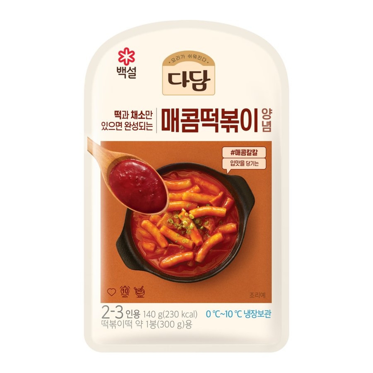 씨제이 다담 매콤떡볶이 양념 140G