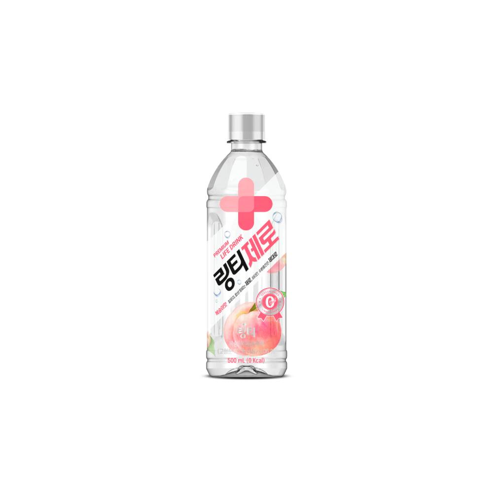 [1+1] 링티)제로복숭아500ml (1개 주문 시 2개 배송(예:2개 주문 시 4개 배송) 남은 재고 1개일 때 주문이 안됩니다.)