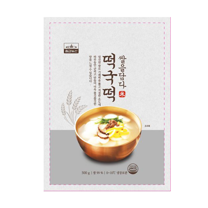 칠갑 쌀을담다떡국떡500g