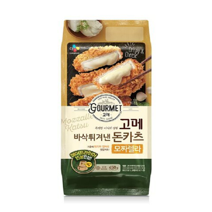 CJ 고메 바삭튀겨낸 모짜렐라돈카츠450g