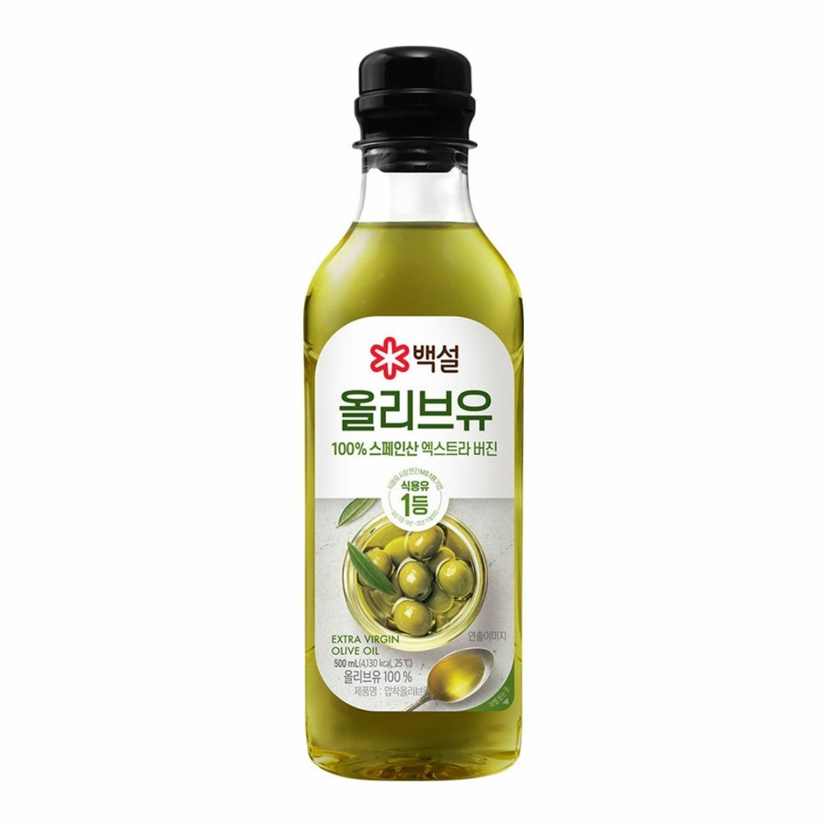 CJ 백설 압착 올리브유 500ML